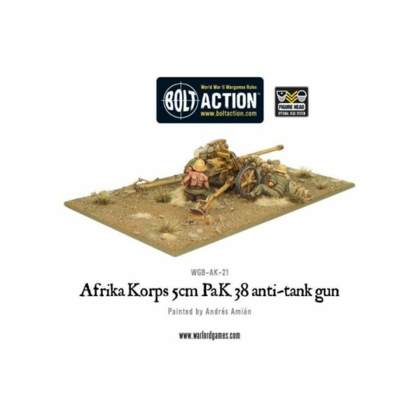 Afrika Korps 5 cm Pak 38 anti-tank gun – Image 3